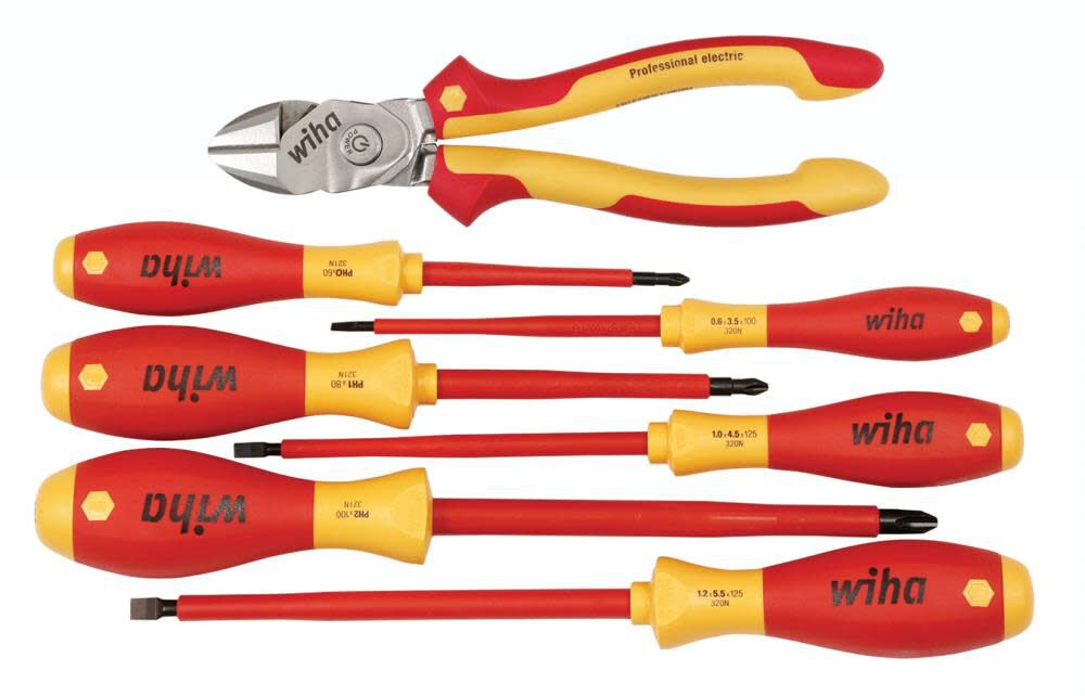 Insulated BiCut SuperCut & Screwdrivers Set 7 Piece 32857