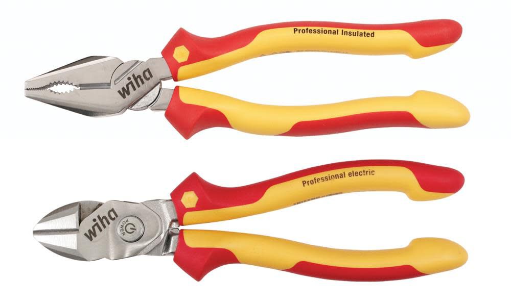 Insulated Combination Pliers & BiCut SuperCut Pliers Set 2 Piece 32862