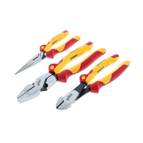 Insulated Industrial Grip Pliers & Cutters Set 3pc 32968