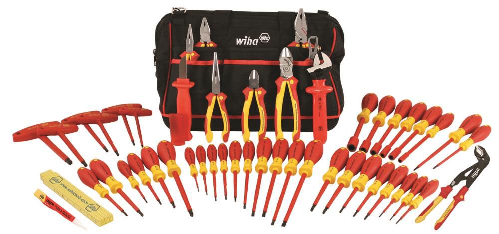 Insulated Pliers/Cutters & Screwdrivers Tool Set 50 Piece 32874