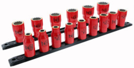 Insulated Socket Set 1/2in Drive SAE 15pc 31796