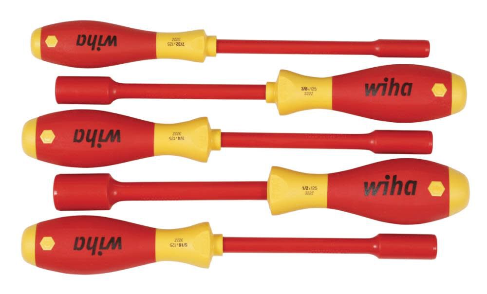 Insulated SoftFinish Inch Nut Driver Set 5 piece 32292