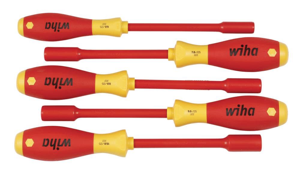 Insulated SoftFinish Metric Nut Driver Set 5 piece 32291