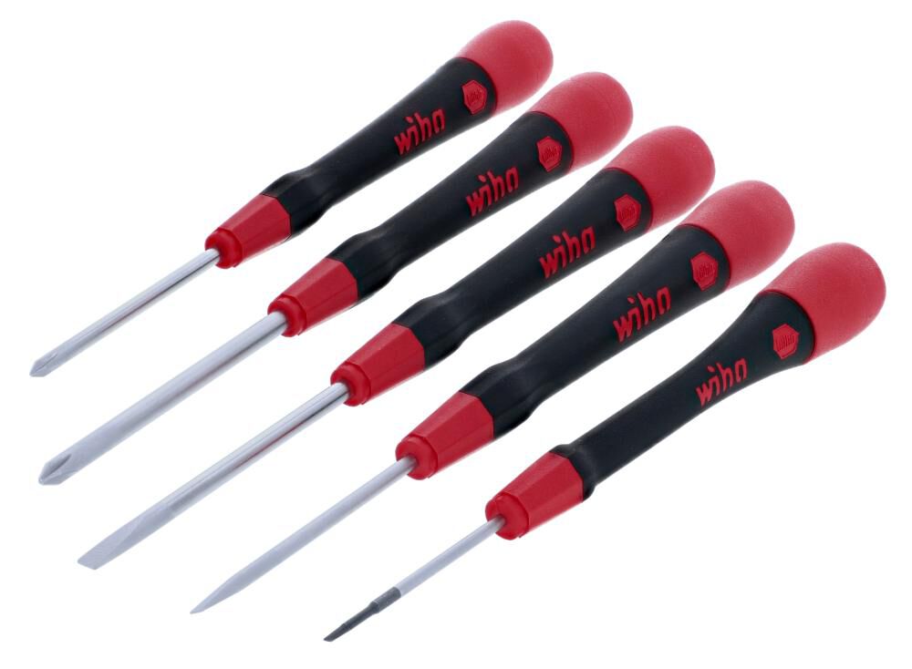 PicoFinish Slotted & Phillips Precision Screwdriver Set 5pc 26195