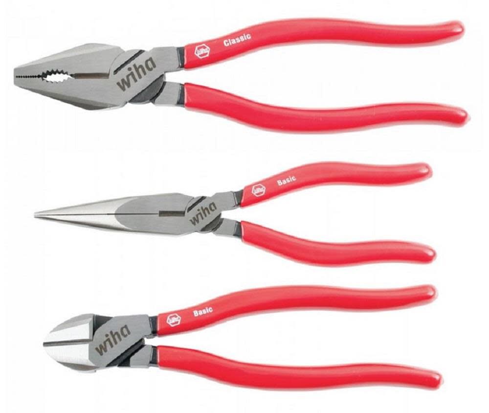 Soft Grip Pliers & Cutters Set 3 Piece 32698