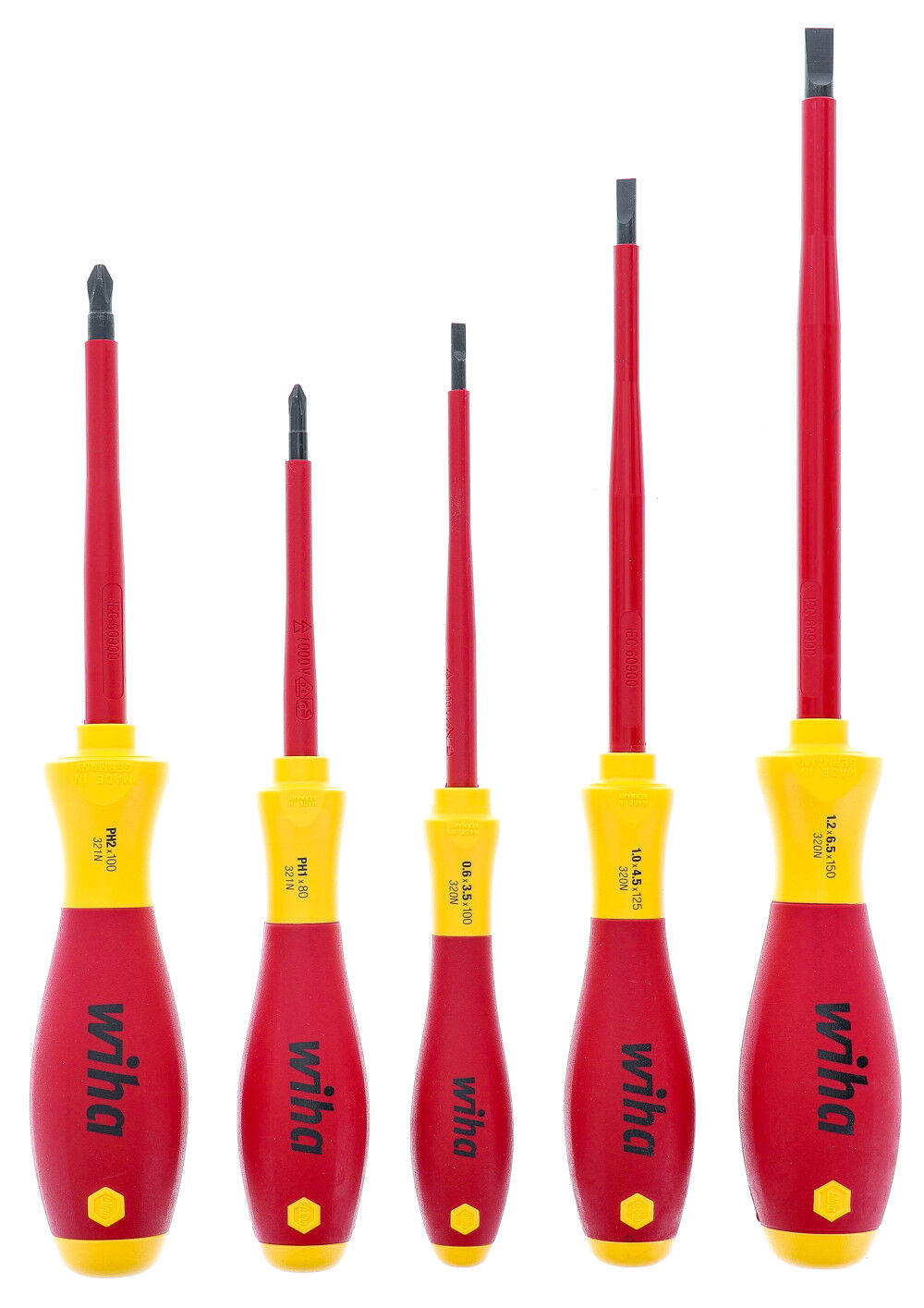 SoftFinish Screwdriver Set Insulated 5pc 32084