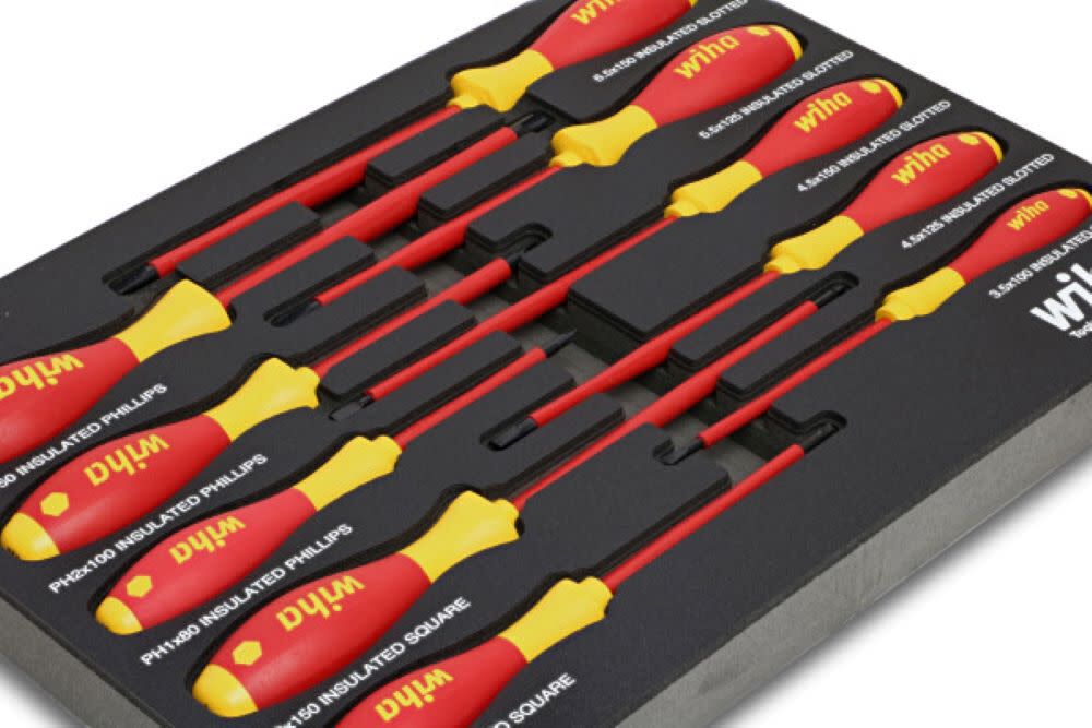 SoftFinish Screwdriver Tray Set Insulated 10pc 32080