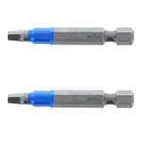 TerminatorBlue Impact Bit 2in Square #2 2pk 70225