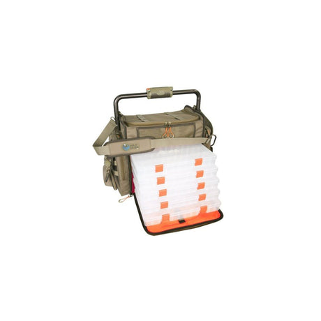 Tackle Tek Frontier LED Lighted Bar Handle Tackle Bag with Tray WT3702