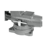 Heavy-Duty Bench Vise, 3-1/2-in Jaw Width, 3-1/2-in Jaw Opening, 4.5-in Throat Depth, Gray Finish 28825