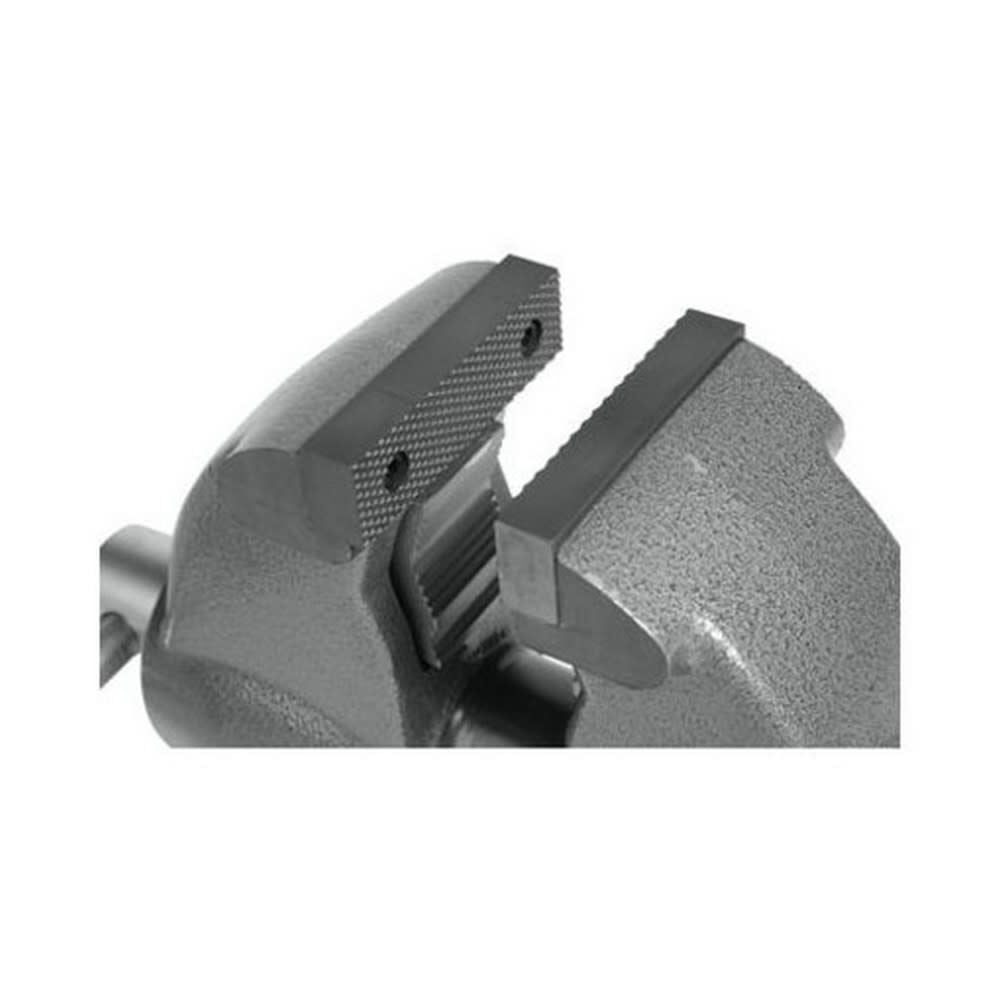 Heavy-Duty Bench Vise, 3-1/2-in Jaw Width, 3-1/2-in Jaw Opening, 4.5-in Throat Depth, Gray Finish 28825