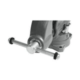 Heavy-Duty Bench Vise, 3-1/2-in Jaw Width, 3-1/2-in Jaw Opening, 4.5-in Throat Depth, Gray Finish 28825