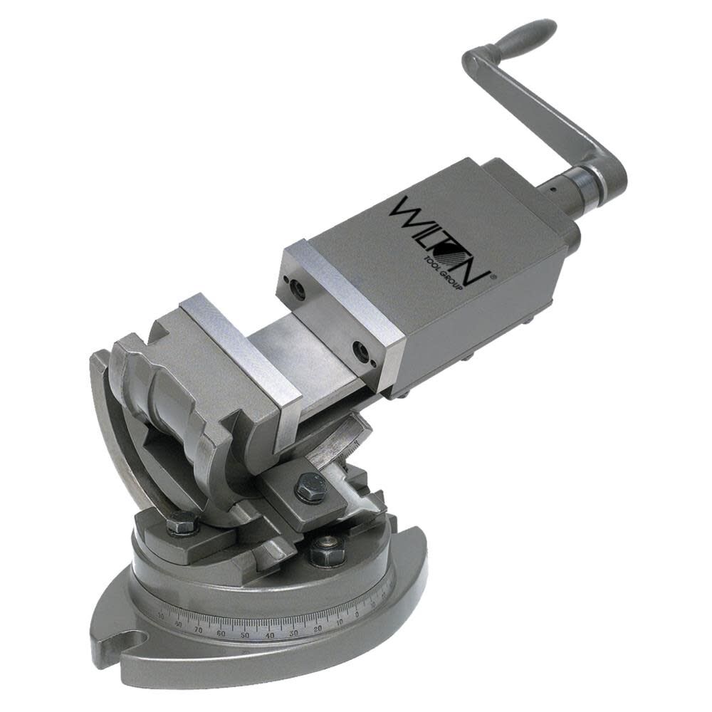 3-Axis Precision Tilting Vise 2in Jaw Width 1 Jaw Depth 11700J