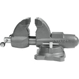 Heavy-Duty Bench Vise, 4-1/2-in Jaw Width, 7-in Jaw Opening, 4-in Throat Depth, Gray 28826