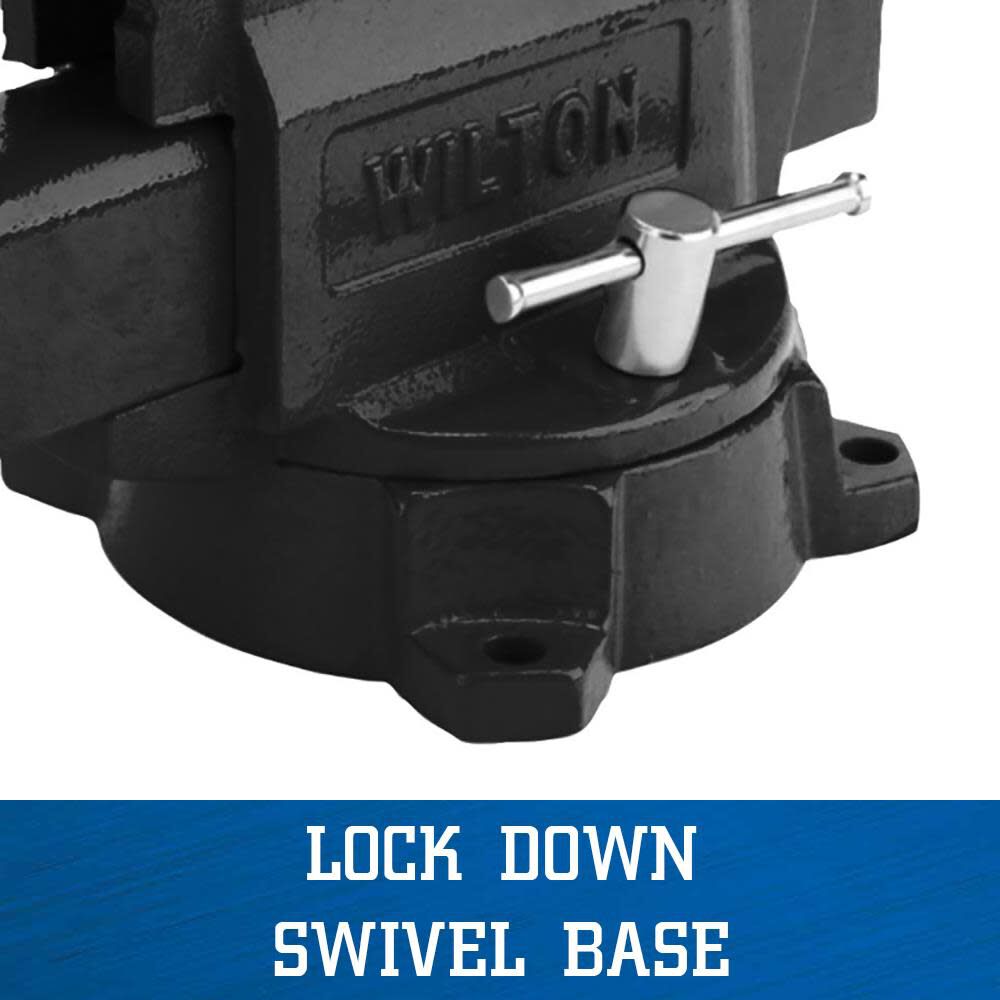 5 1/2 Inch Utility Bench Vise Black 50005