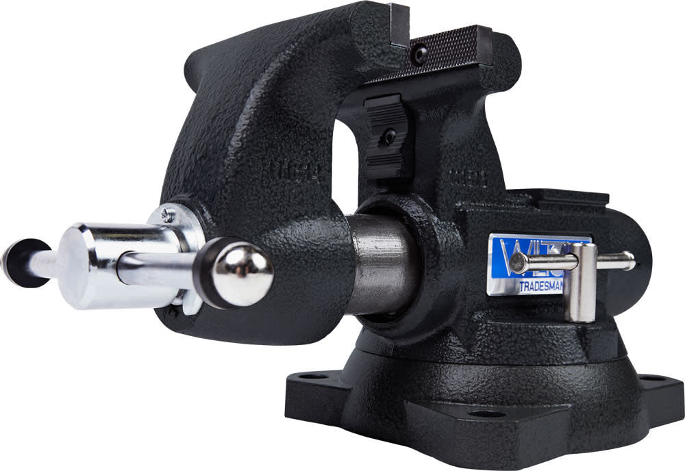 55in Special Edition Black 1755 Tradesman Bench Vise with BASH 20416 Sledge Hammer 28806A