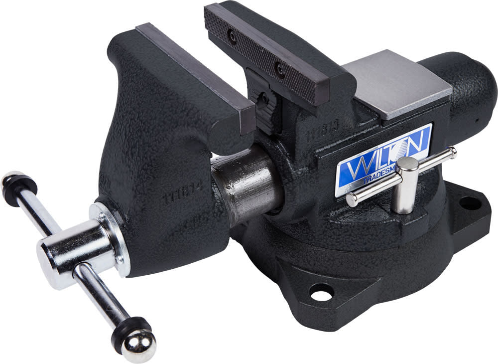 55in Special Edition Black 1755 Tradesman Bench Vise with BASH 20416 Sledge Hammer 28806A
