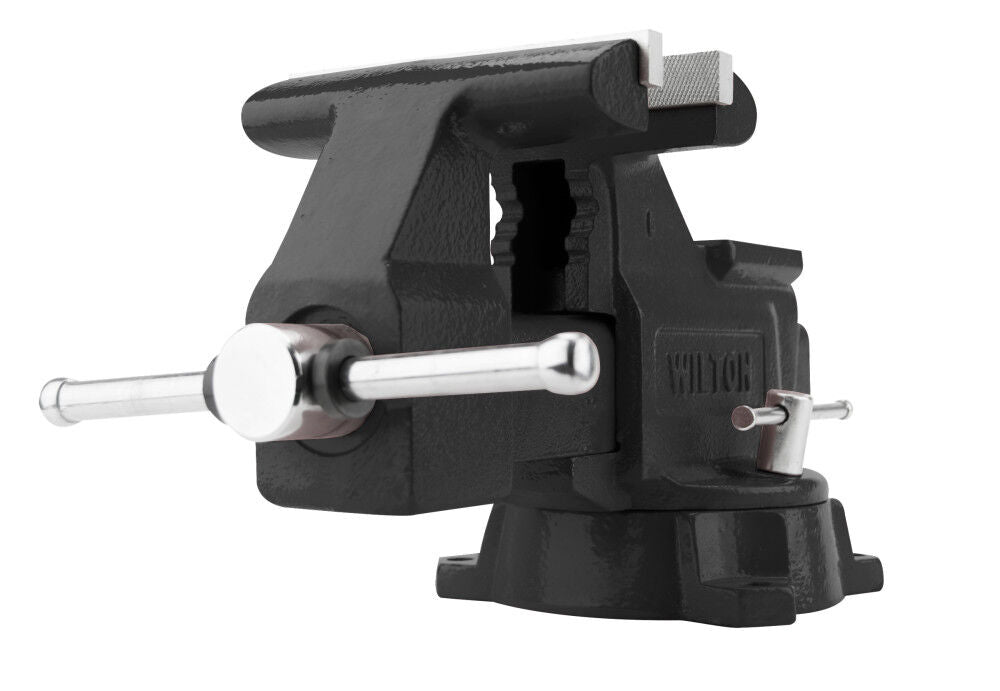 6 1/2in Black Industrial Utility Bench Vise 50006