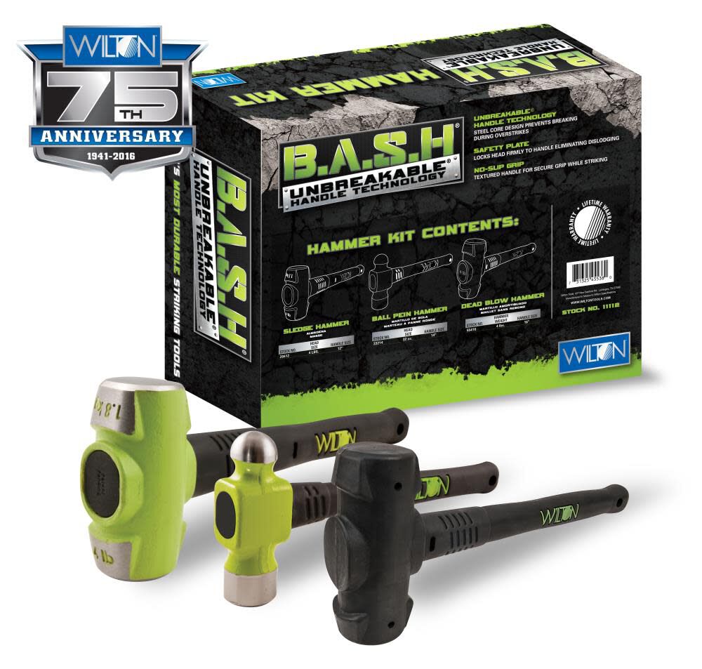 B.A.S.H Shop Hammer Kit with 1 of Each of #20412 #33214 #55416 11112J