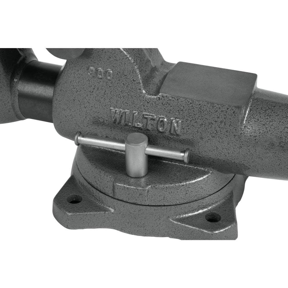 Bench Vise, 3-in Jaw Width, 4-3/8-in Jaw Opening, 2-1/16-in Throat Depth, Gray Finish 28830