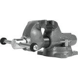 Bench Vise, 3-in Jaw Width, 4-3/8-in Jaw Opening, 2-1/16-in Throat Depth, Gray Finish 28830