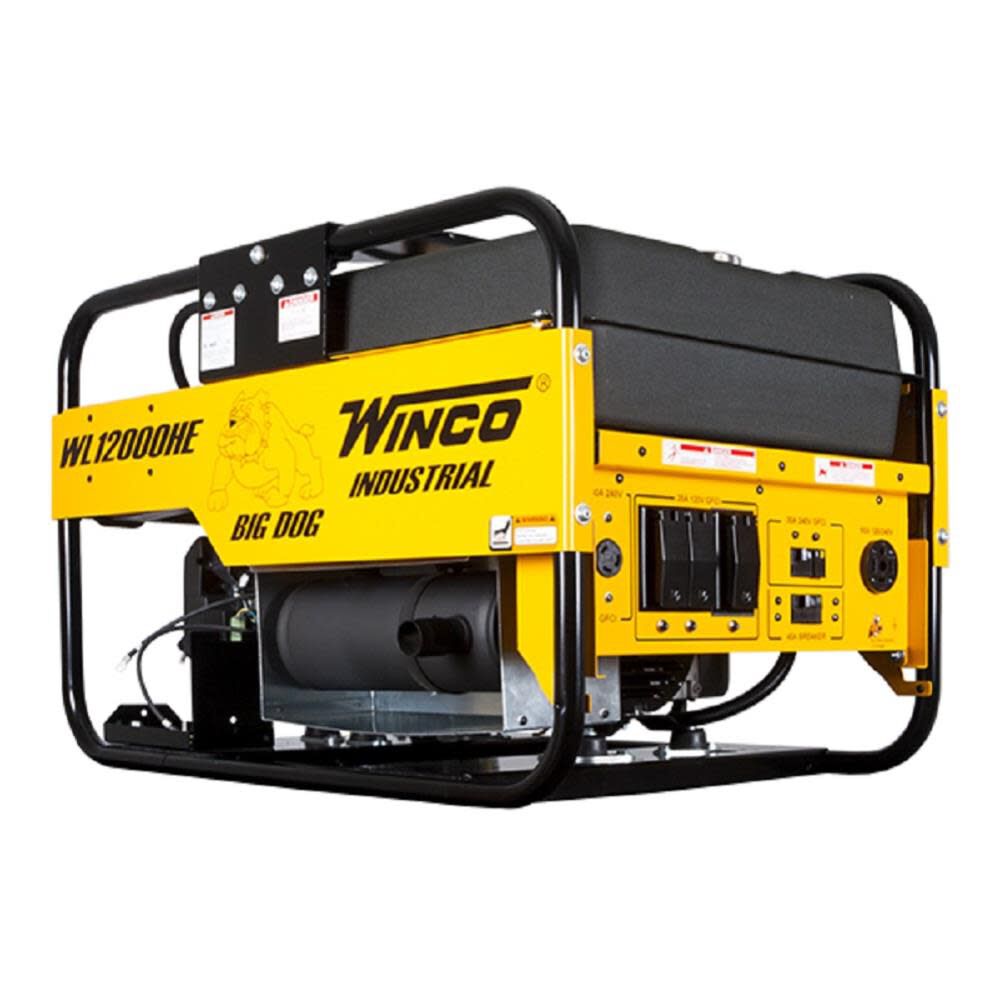 12kW 120/240V 1Ph Industrial Portable Generator WL12000HE