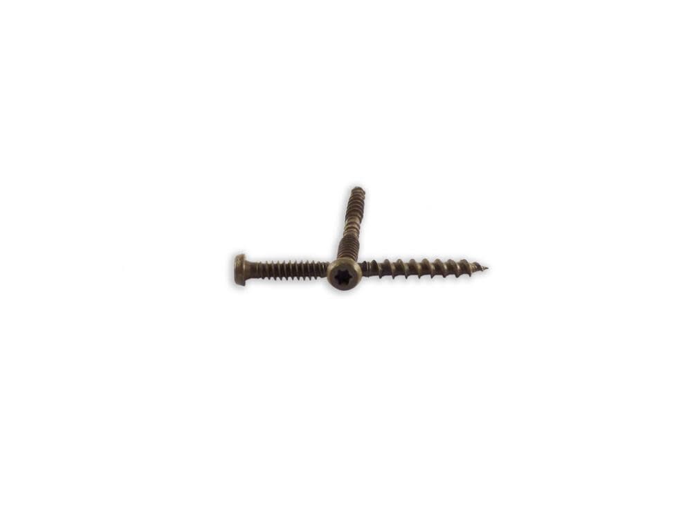 #10 x 2-1/2 In. 1000 Hour PPG E-Coat Brown Composite Deck Screws CD10X212B-5