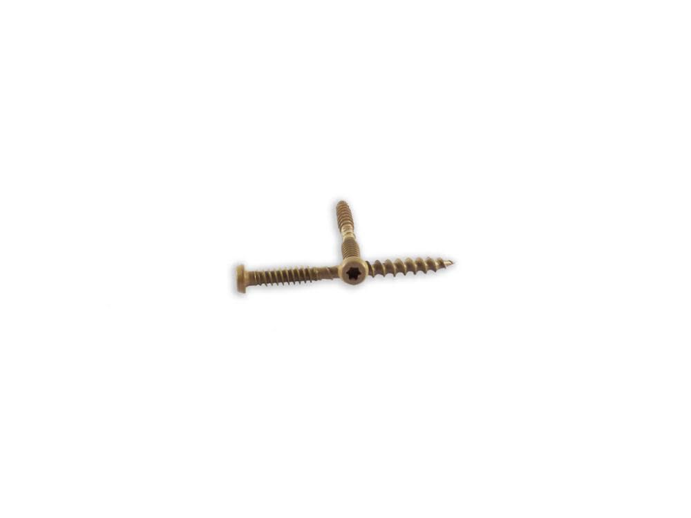 #10 x 2-1/2 In. 1000 Hour PPG E-Coat Tan Composite Deck Screws CD10X212T-5