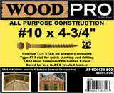 (800) #10 x 4-3/4 In. All Purpose Wood Screws AP10X434-800