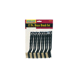 Steelex Brass Wire Brush Set 12pc D2481