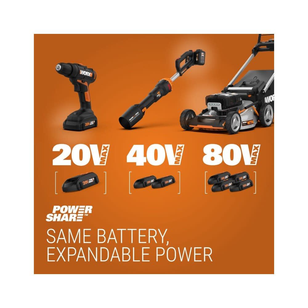 20V 2Ah Cordless Battery-Powered Oscillating Multi-Tool WX697L