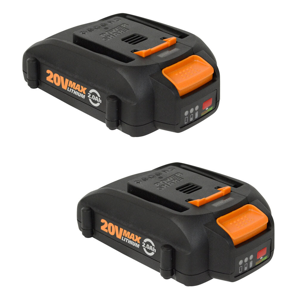 20V Power Share 2.0 Ah Lithium Battery 2pk WA3575.2