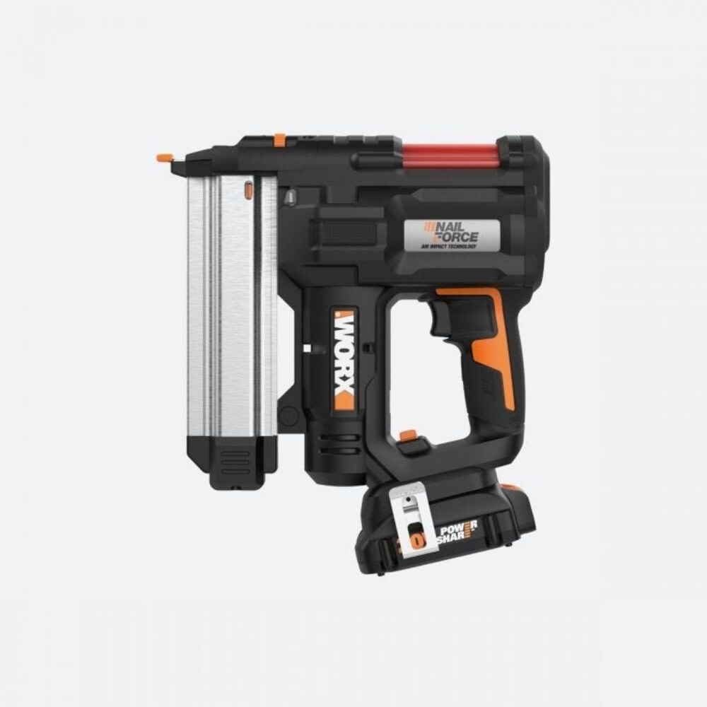 20V Power Share Cordless 18 Gauge 2 in 1 Nail and Staple Gun Kit WX840L