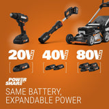 20V Power Share Max Cordless Handheld Dry Shop Vacuum with Battery WX030L