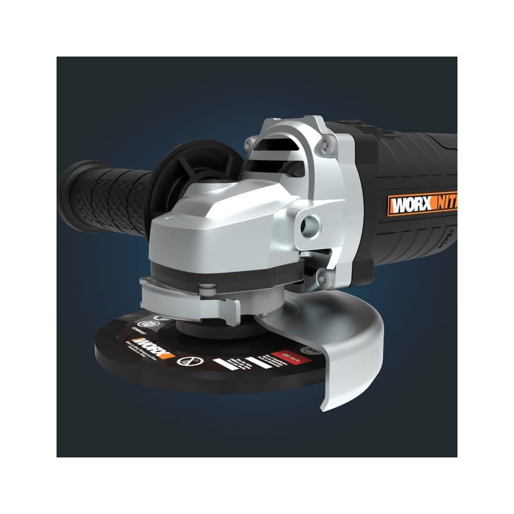 4-1/2 in 20V Cordless Angle Grinder with 2Ah Battery & Charger WX812L