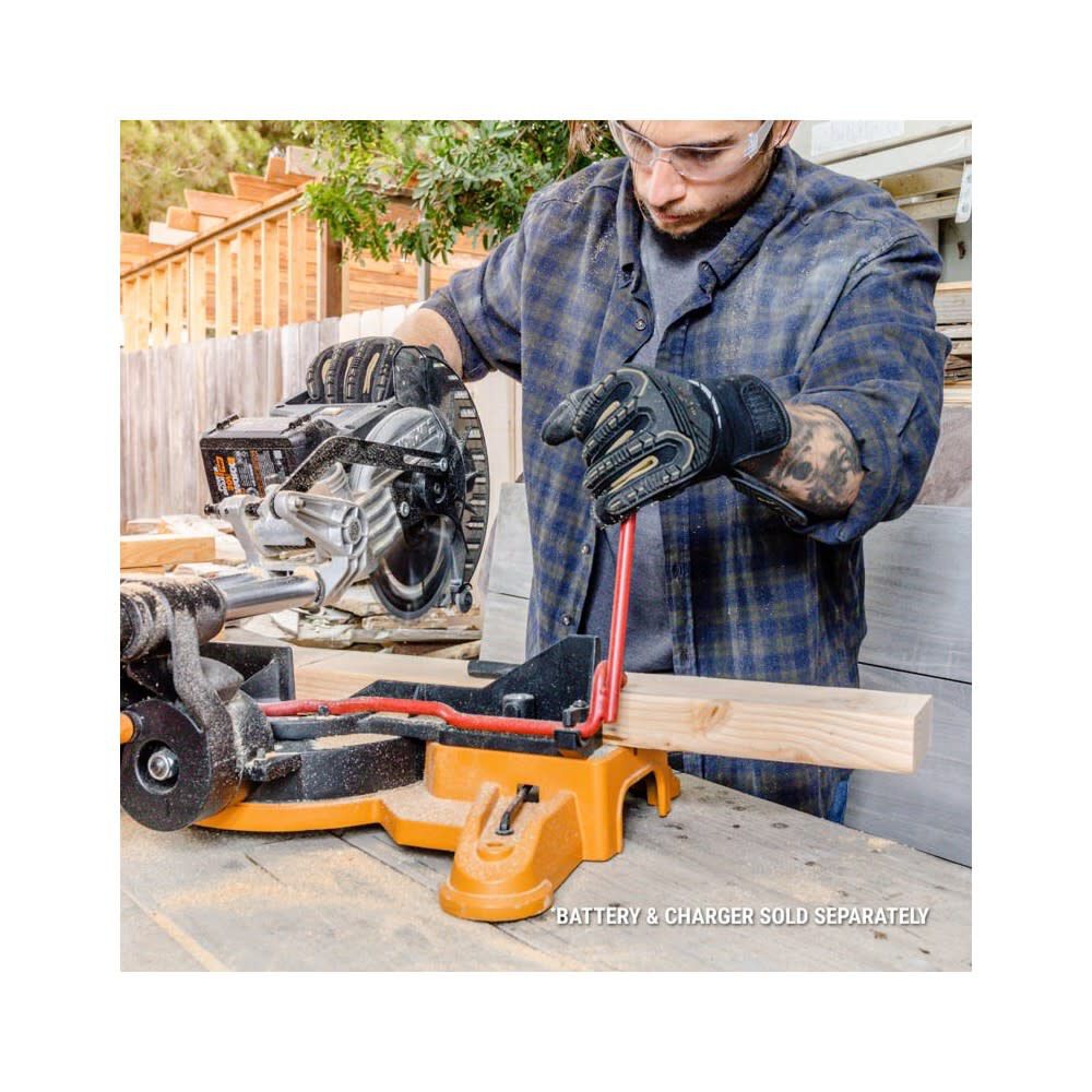 7.25 in Cordless Sliding Compound Miter Saw (Bare Tool) WX845L