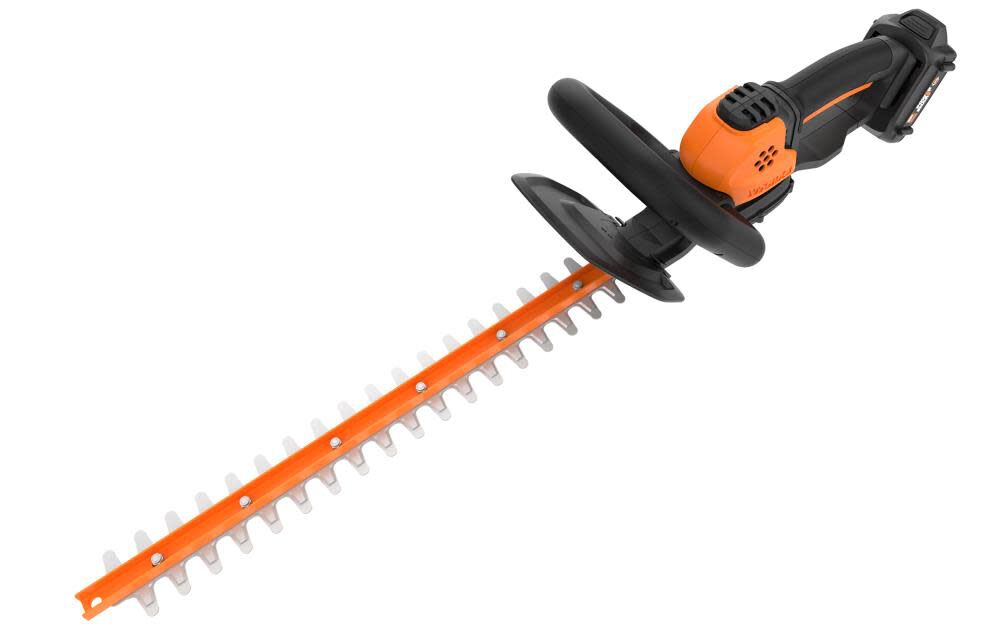 POWER SHARE 20-Volt Li-Ion 22 in. Electric Cordless Hedge Trimmer 3/4 in. Cutting Capacity Battery and Charger Included WG261