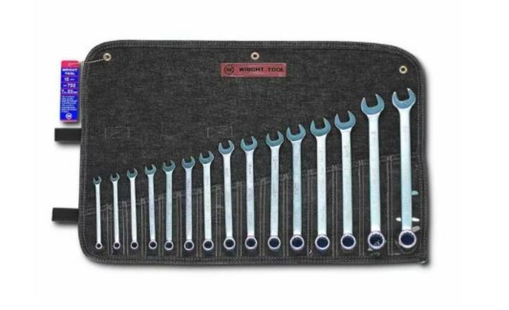 15 pc. 12 Pt. Metric Combination Wrench Set 7 mm to 22 mm 752