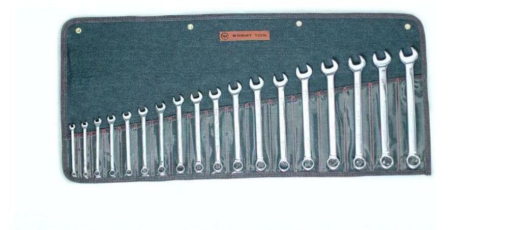 18 pc. Full Polish Metric Combination Wrenches 7 mm to 24 mm 958