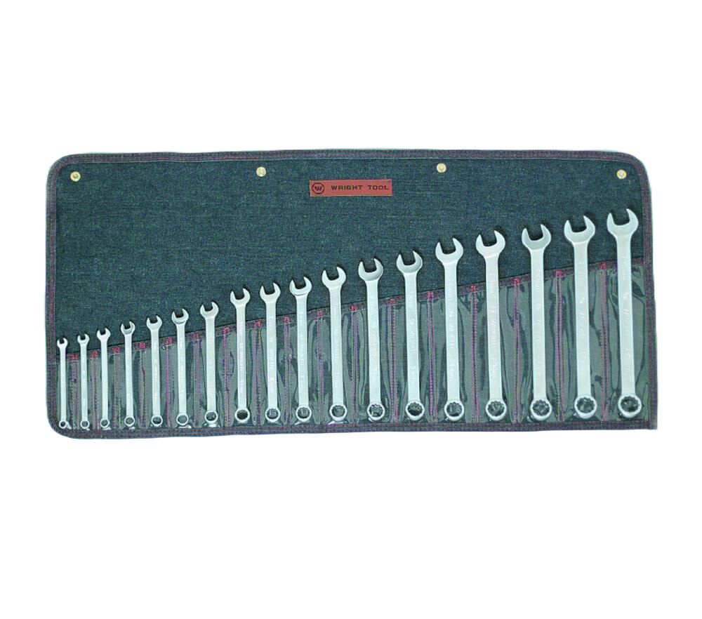 18 pc. Metric Combination Wrench Set 7 mm to 24 mm 758