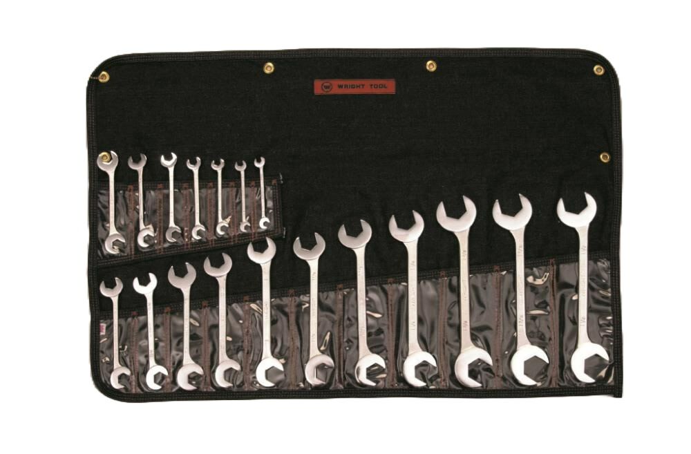 Open End Wrenches Double Angle 15 & 60 Degrees 18pc 732