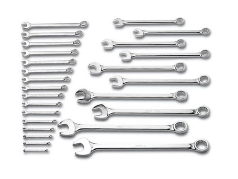 Wright 12 Pt SAE Combination Wrench Set 26pc 726