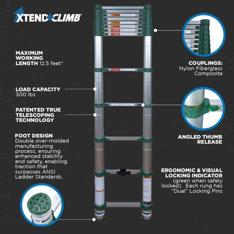 12.5 Ft. Telescoping Ladder 780P+