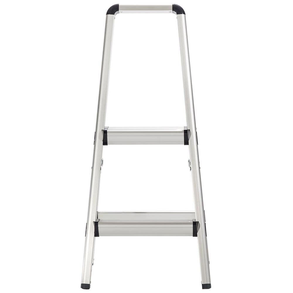 2-Step 225-lb Load Capacity Silver Aluminum Step Stool FT-2