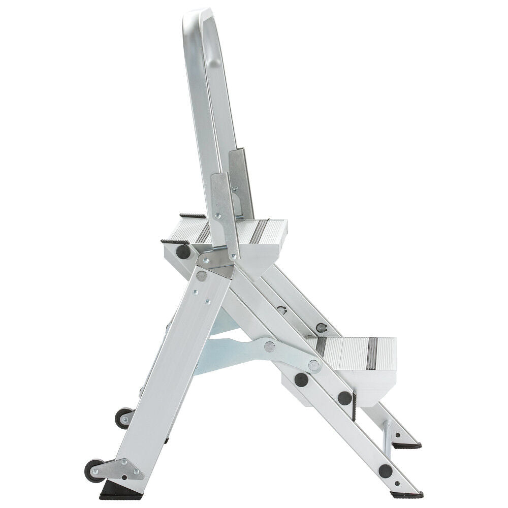 2 Step Aluminum 300-Lb Type IA Step Ladder WT2