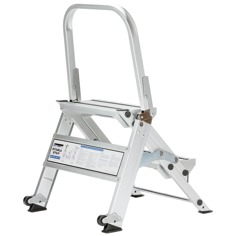 2 Step Aluminum 300-Lb Type IA Step Ladder WT2