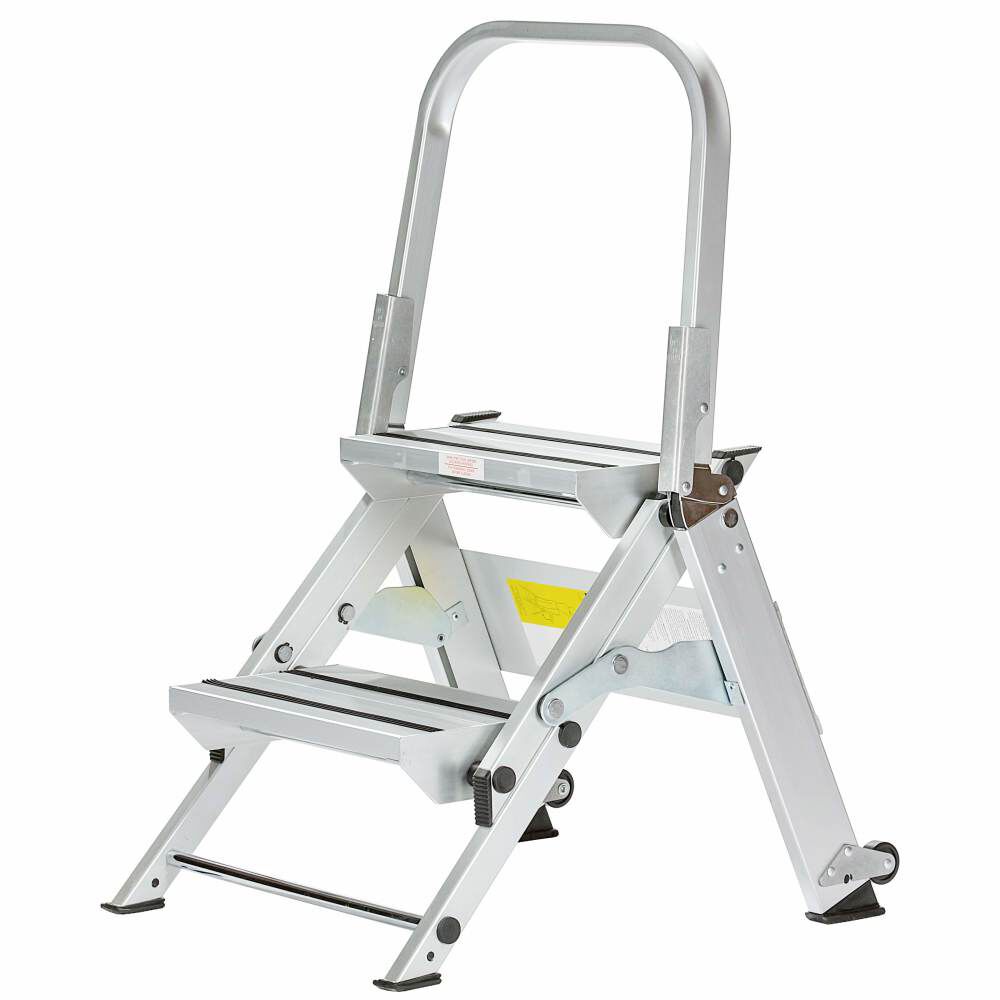 2 Step Aluminum 300-Lb Type IA Step Ladder WT2