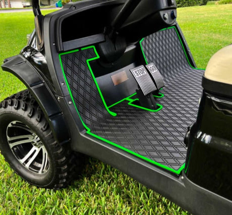 Mats Golf Cart Floor Mat ICON & Green GCM35