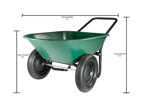 Garden Star Poly Residential Wheelbarrow 5 Cu Ft 70007-MAR