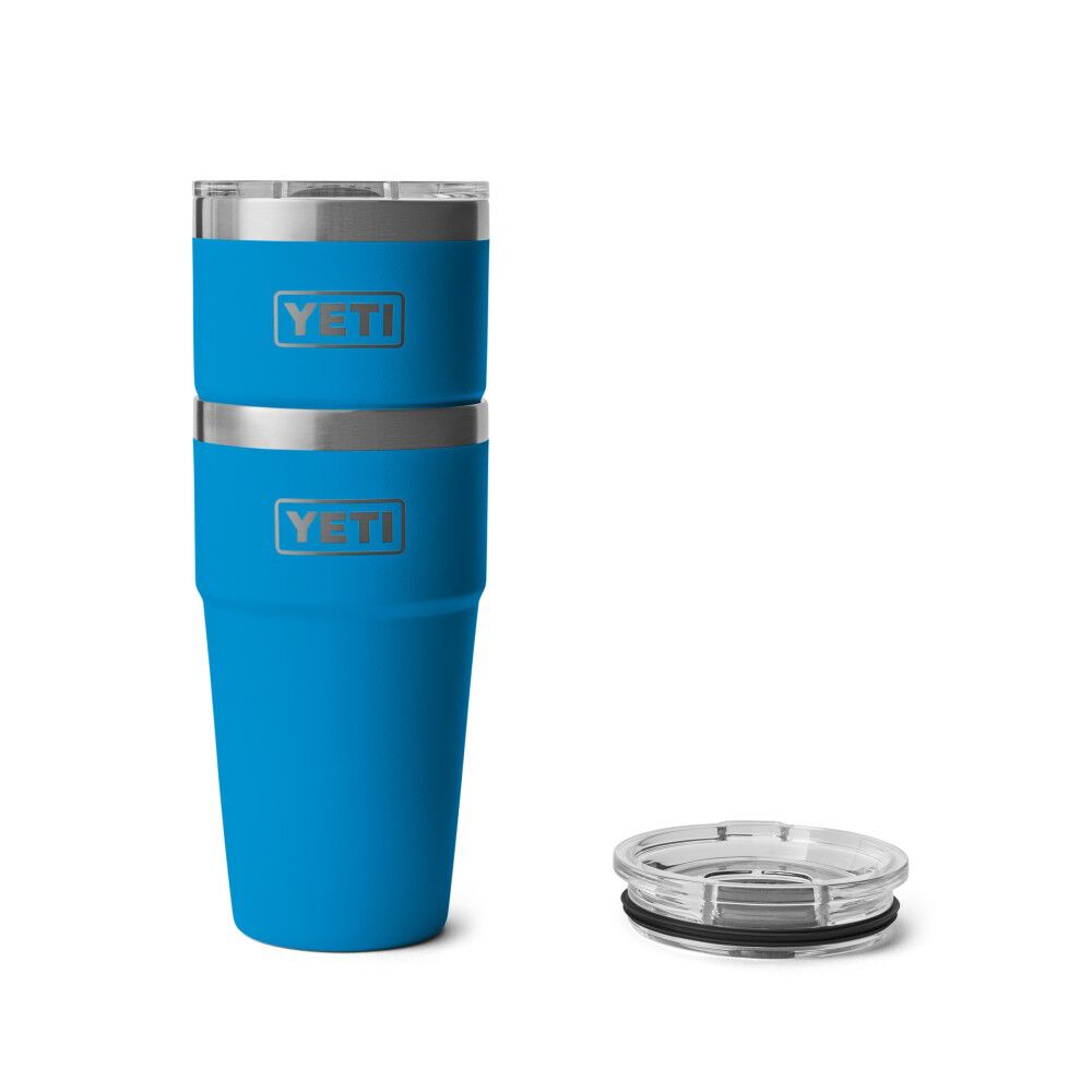 Rambler 20oz Stackable Cup with Magslider Lid Big Wave Blue 21071503884